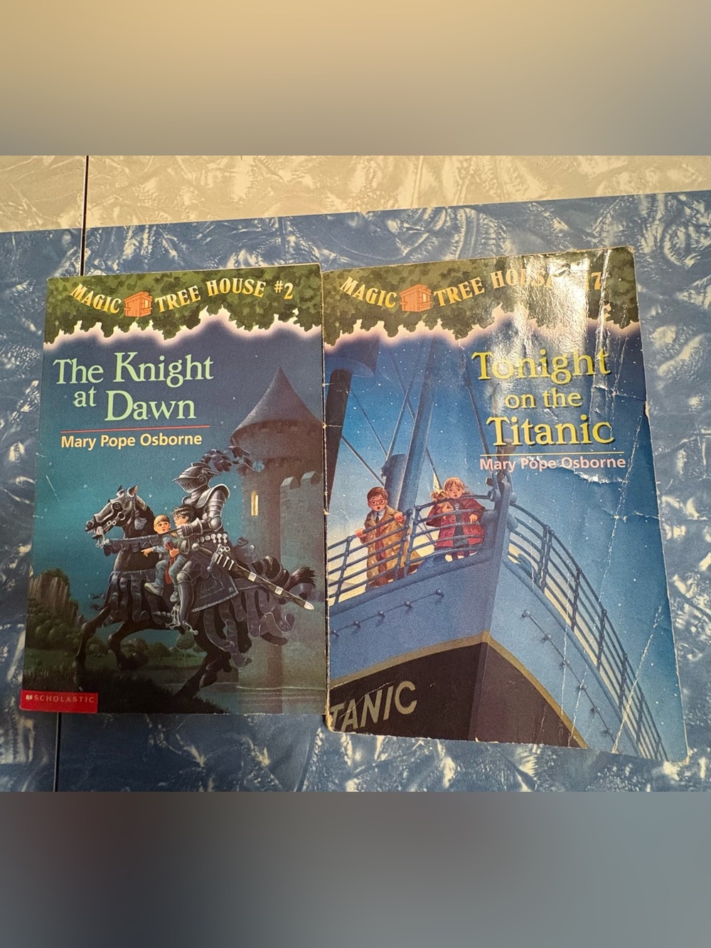 Lot of 2 Mary Pope Osborne Magic Tree House Paperback Books - First Printing